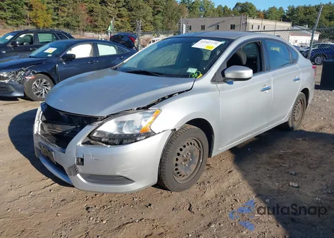 2014 Nissan Sentra Fe+ S/Fe+ Sv/S/Sl/Sr/Sv из США, поврежденный, VIN 3N1AB7AP7EY242934